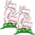 Giant Self Standing Baseball Balloons 2 Pack 59in Baseball Birthday Party by Lukinuo