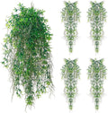 4Pcs Fake Hanging Fern Plants for Outdoors, UV Resistant Artificial Ferns by dallisten
