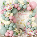 102pcs Tea Party Decorations Balloon Garland Arch Kit by Jenlion