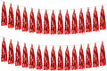 2 Pack Red Metallic Tassel Garland, Foil Fringe Banner Streamers by Unknown