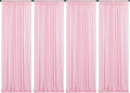 Pink Sequin Backdrop Curtains-4 Panels 2FTx8FT Pink Backdrop by SoarDream