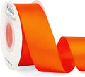 Ribbli Torrid Orange Double Faced Satin Ribbon, 1-1/2” x Continuous 25 Yards by Ribbli