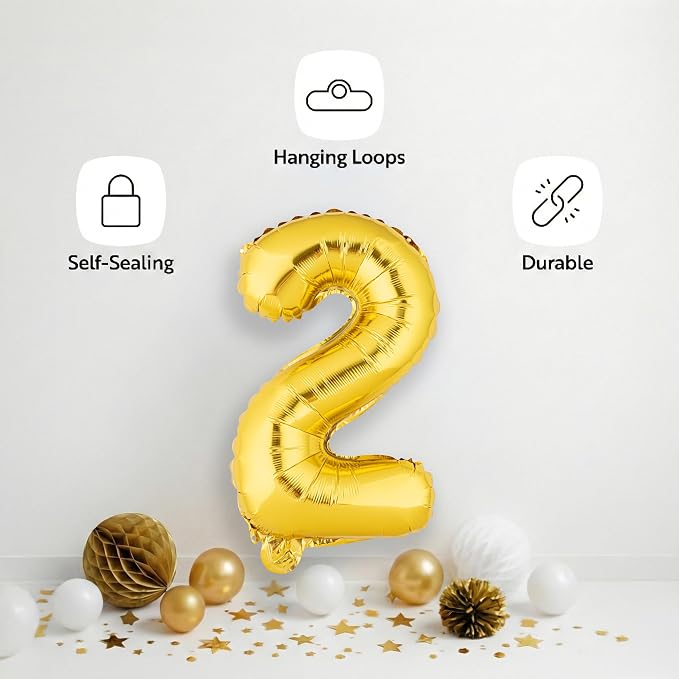 Restaurantware Balloon 1 Pack of Mylar Hanging Reusable Self-Sealing Balloons - Image 4