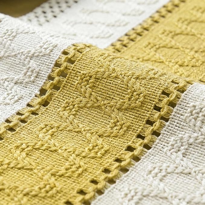 Artoid Mode Yellow Farmhouse Rustic Table Runner 12x48 Inch | Seasonal Holiday - Image 6