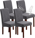 Waterproof Dining Chair Covers Set of 4 Parsons Chair Slipcovers | Double by Genina