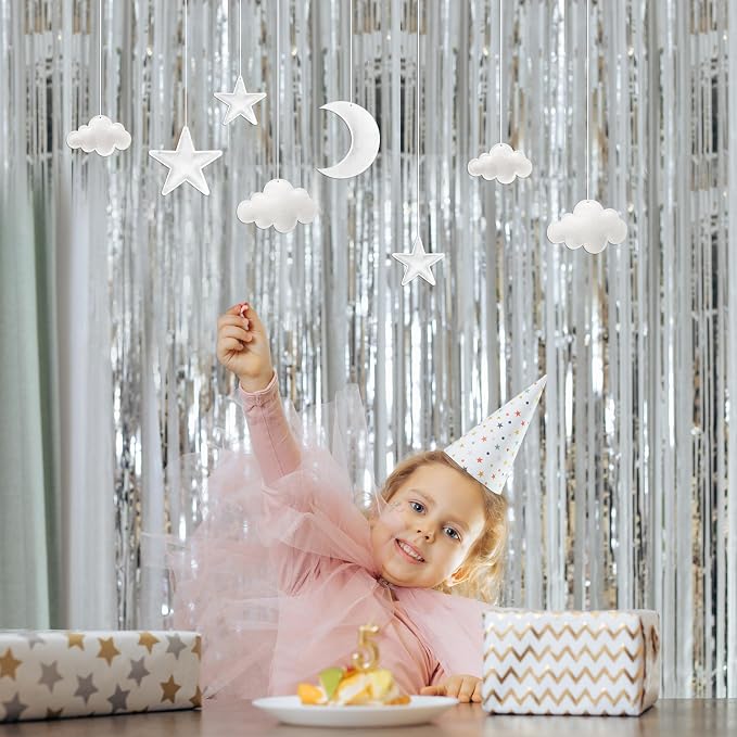 Ayfjovs 8pcs 3D Hanging Cloud Set - Image 7