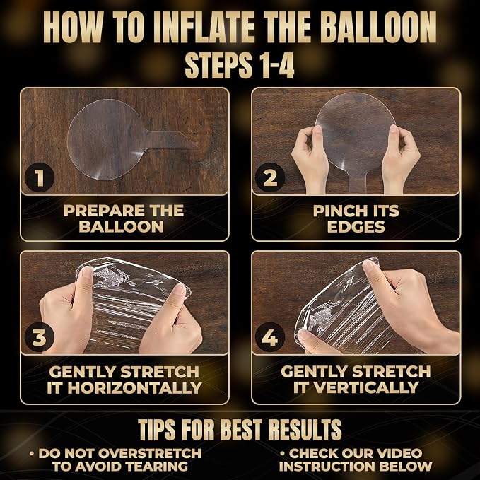 Light Up Balloons 10 Pack, 20 Inch Clear Balloons - Image 4