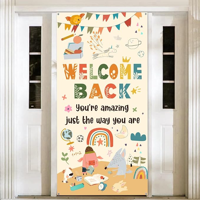 Welcome Back to School Door Banner by VeyoCraft