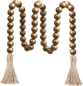 Meplait 39in Wood Bead Garland, Farmhouse Beads by Meplait