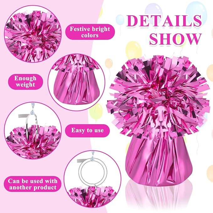 24 PCS Balloon Weights Metallic Anchor, Balloon Holder Heavy Weights | - Image 3