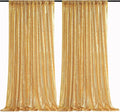 Gold Sequin Backdrop Curtains 2 Pcs 5ftx8ft Sparkle Backdrop Drapes | Glitter by B-COOL