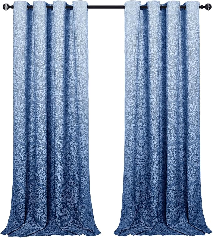 DWCN Ombre Blackout Curtains for Living Room - Image 9