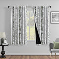 Sage Green Blackout Curtains 63 Inches Long 2 Panels Boho Curtains by MEETSKY