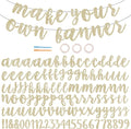 BEISHIDA 116 PCS A-Z DIY Letter Banner Kit Make Your Own Banner，Including 111 by Beishida