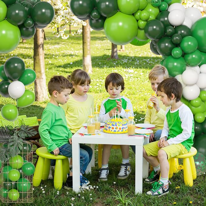 Amandir 153pcs Green Balloons Arch Garland Kit Different Sizes | 18 12 10 5 - Image 6