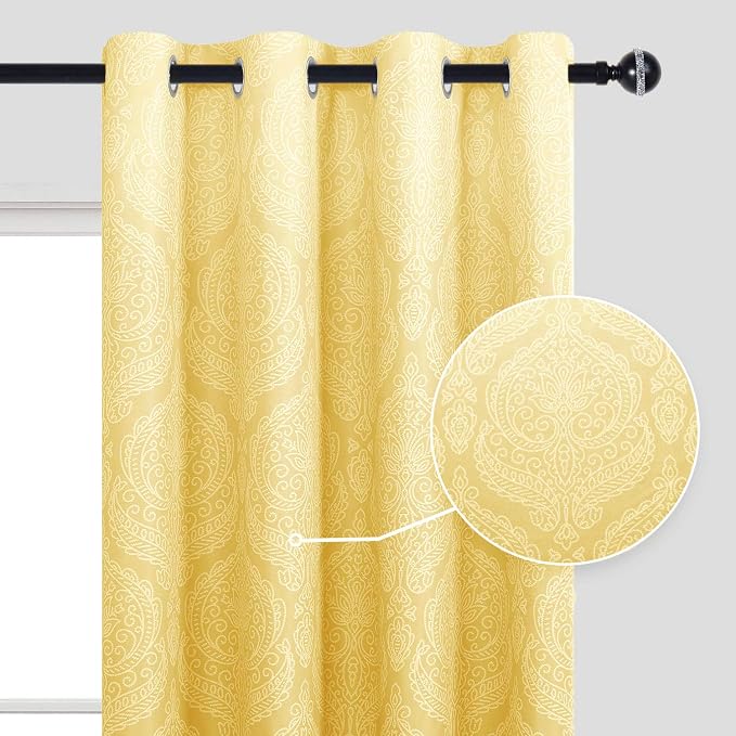 DWCN Ombre Blackout Curtains for Living Room - Image 2