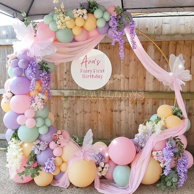Sage Green Purple Pink Balloons 12 Inch Fairy Wildflower Spring Sage Dusty - Image 7