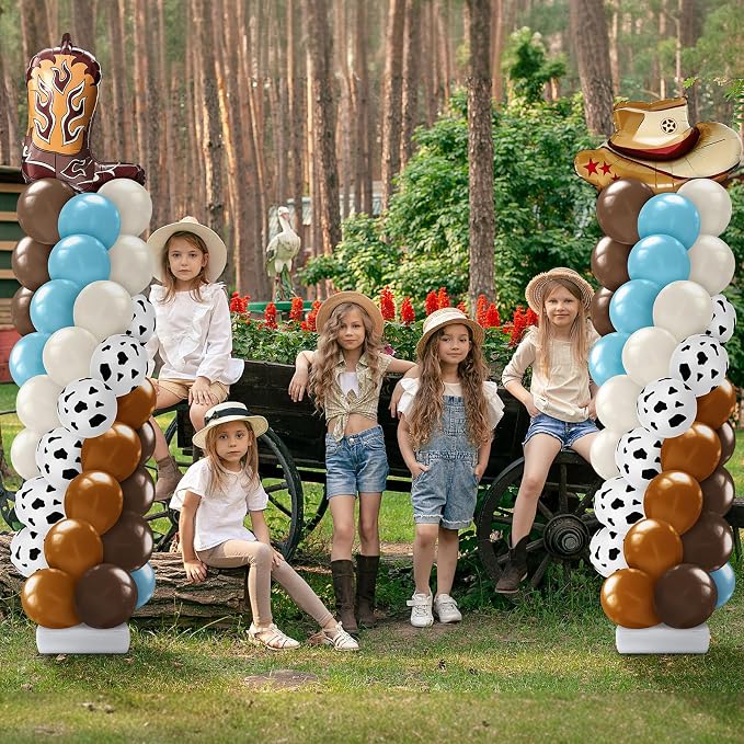 Kasyat 2 Set Western Cowboy Balloon Column Stand Kit - Image 7