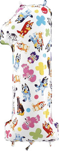 Toyland® 26 Inch Bluey & Bingo Number Foil Balloon by Toyland