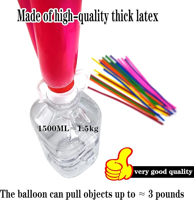 260 Balloons for Twisting Balloon Animal, Long Skinny LatexBalloons for - Image 4