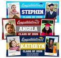 Graduation Banner 2026 Personalized, Then & Now by Brd+Gifts