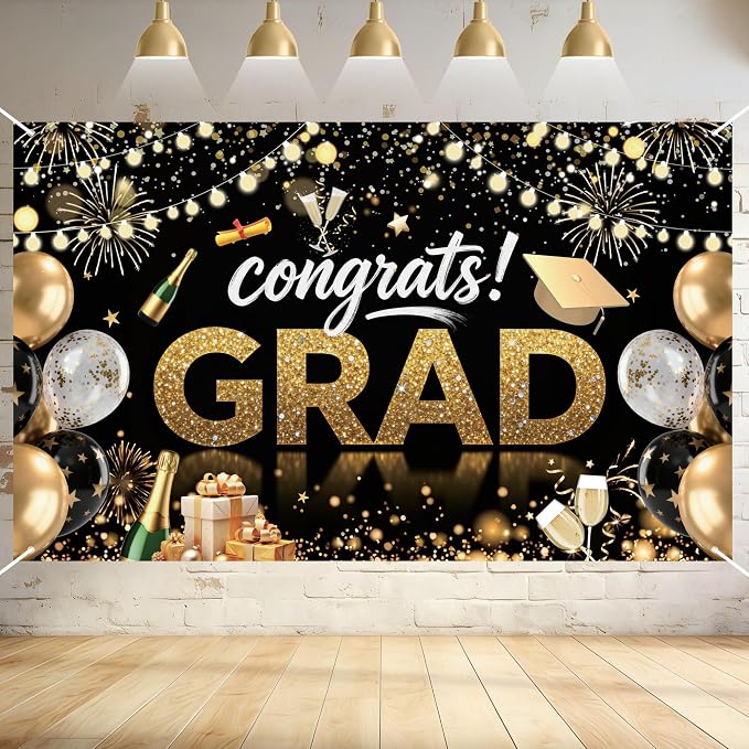 Class of 2026 Graduation Banner graduation photo Backdrop by Dormirpilow