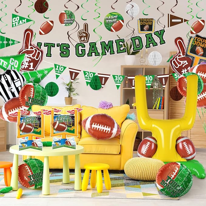 Football Party Decorations Kit: Tailgate & Football Birthday Party Supplies - Image 4