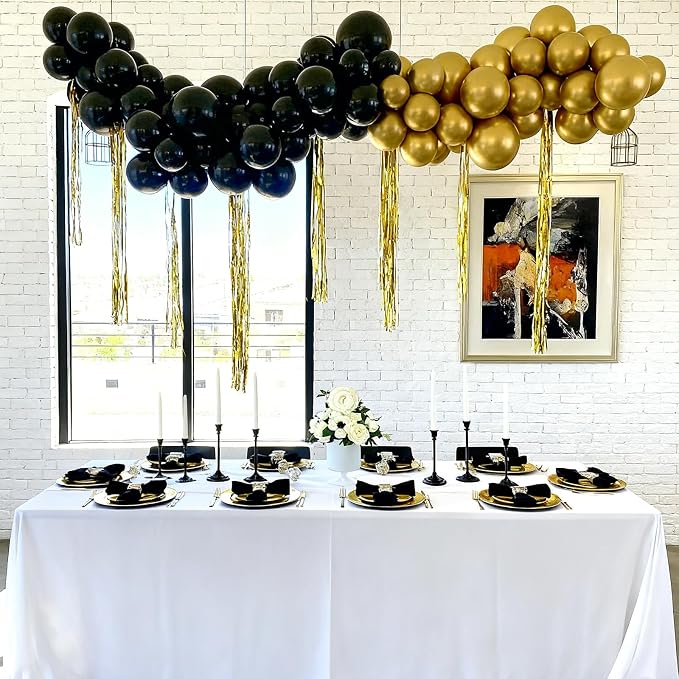 100pcs 5inch Small Black Balloons | 5” Mini Black Party Balloons Kit - Image 6