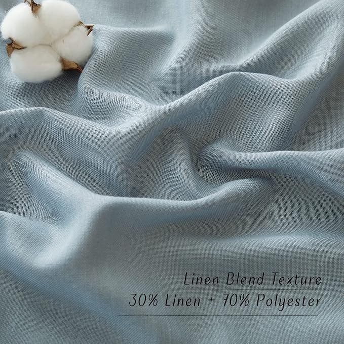 NICETOWN Rustic Linen 144 inch Long Curtains - Image 6