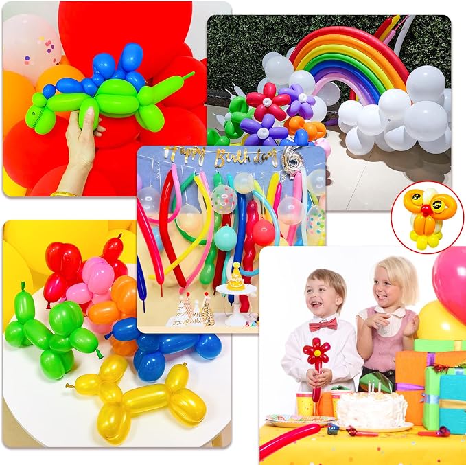 Green 260 Balloons for Twisting Balloon Animal, Long Skinny Balloons for - Image 7
