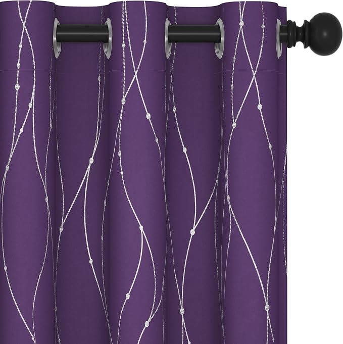 Deconovo Living Room Curtains 72 Inches Long, Thermal Insulated, Room Darkening by Unknown