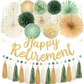 Roetyce Retirement Party Decorations Women Men, Sage Green Legend Has Retired by Roetyce