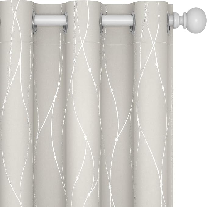 Deconovo Living Room Curtains 45 Inches Long, Thermal Insulated, Room Darkening by Unknown