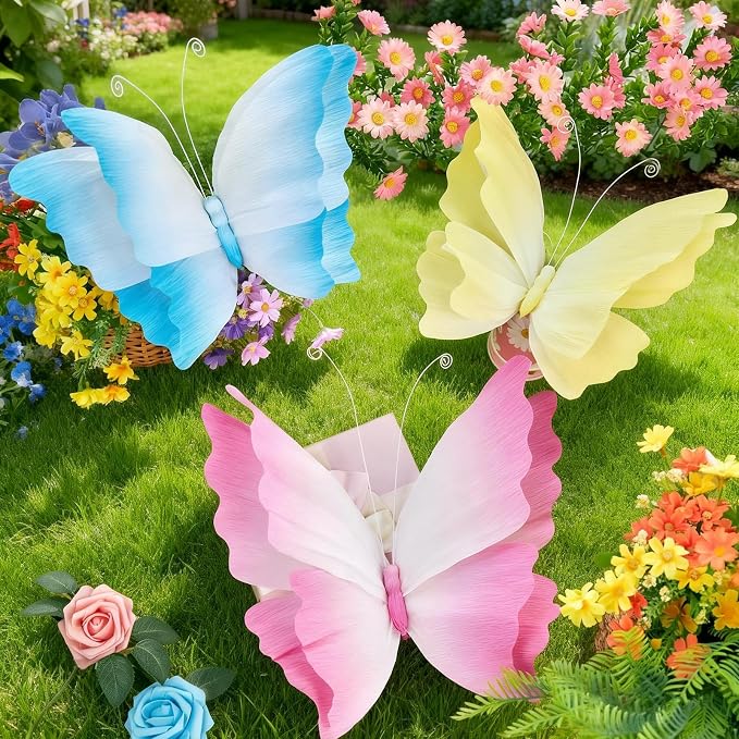 3D Hanging Butterfly Decorations, Butterfly Birthday Party Decorations - Image 7