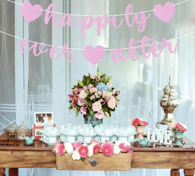 Pre-Strung Happily Ever After Banner - Image 6
