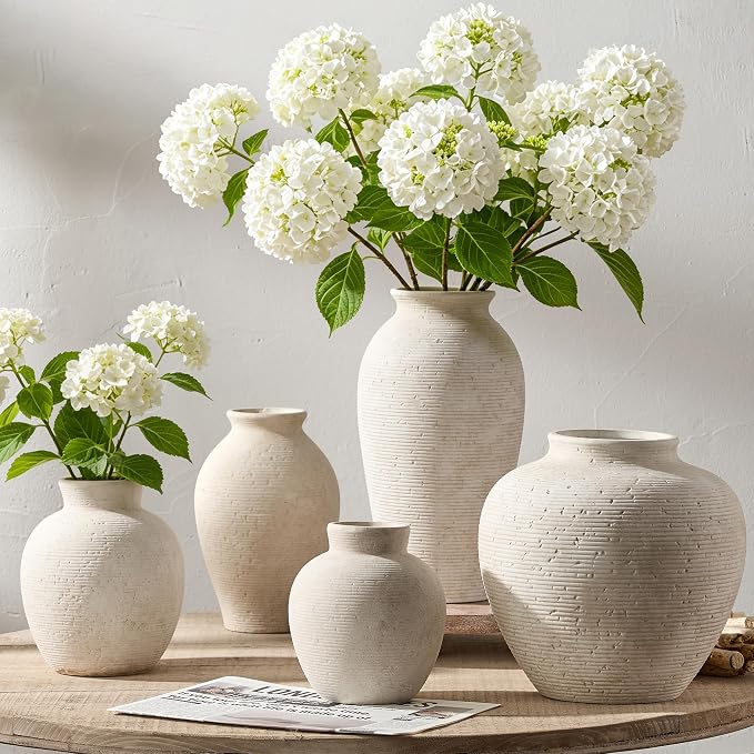 Vanselia Ceramic Flower Vase Home Decor - Image 8