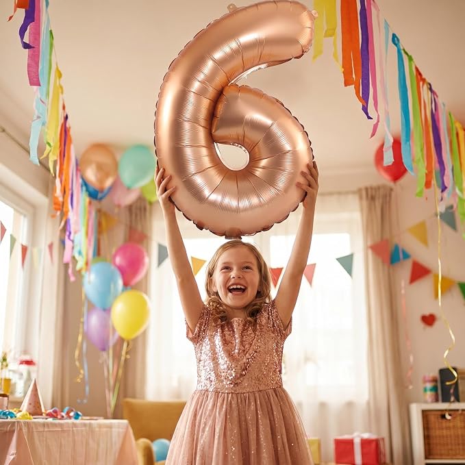 YPSelected 32 Inch Large Foil Helium Number Balloon Birthday Wedding Party 0-9 - Image 2