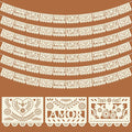 TaoBary 6 Pcs Papel Picado Mexican Wedding Cielito Lindo Party Decor 118 Feet by TaoBary