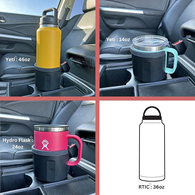 Extra Wide Car Cup Holder Expander - Image 3