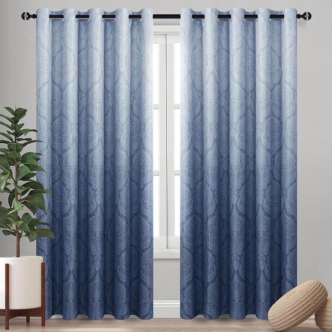 DWCN Extra Wide Ombre Room Darkening Blackout by DWCN