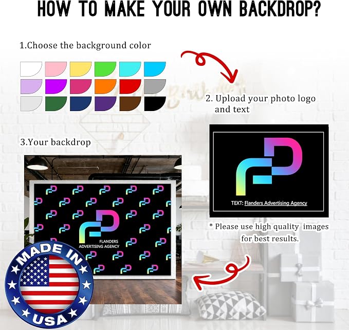 Custom Step and Repeat Backdrop - Image 2