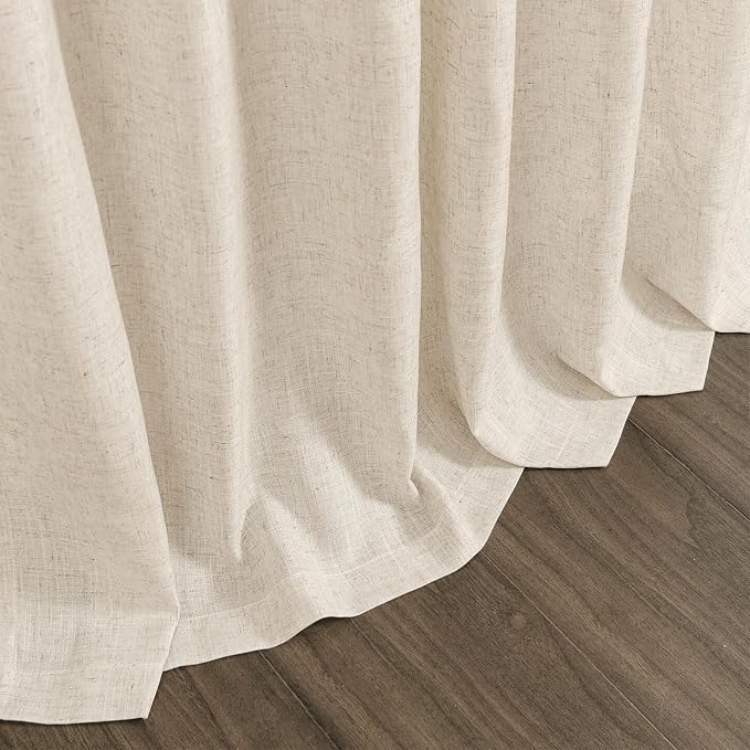 Linen Curtains 108 Inches Long for Living Room Modern Farmhouse Decor Light - Image 9