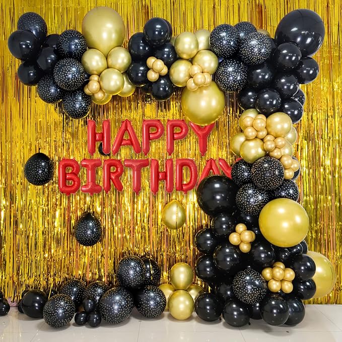 Metallic Gold Balloons 18 inch 12 Pack Chrome Golden Large Latex Balloon Round - Image 6