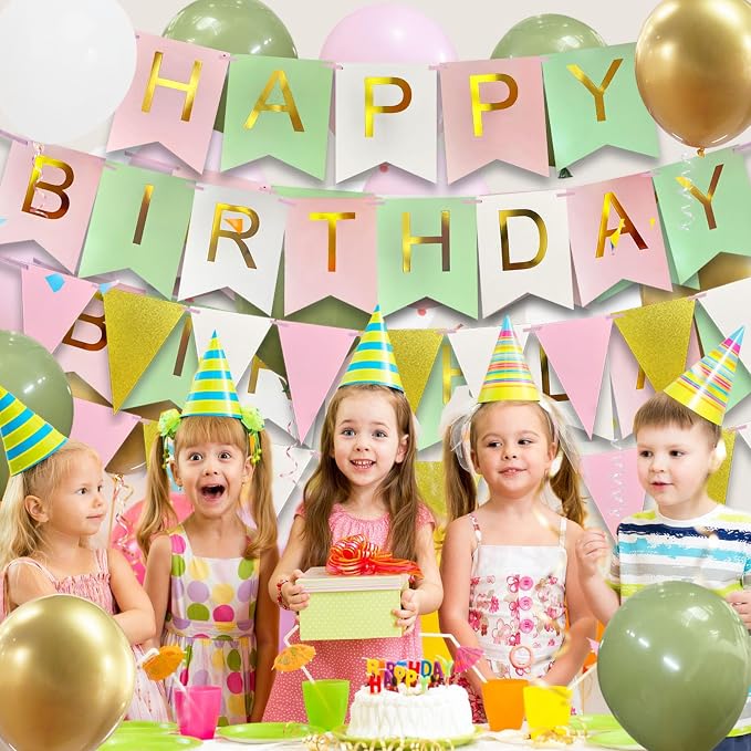 Happy Birthday Banner, Happy Birthday Decorations - Image 4