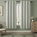 Sage Green Boho Blackout Curtains 72 Inch 2 Panels by Unknown