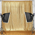 Gold Sequin Backdrop 8FTx8FT NO See-Through Photobooth Backdrop Curtains by JuyaDelight