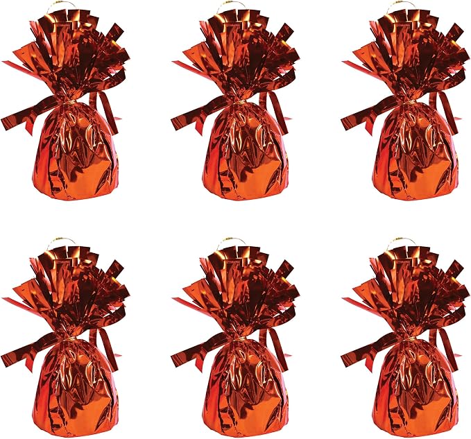 Beistle Metallic Wrapped Balloon Weights, Centerpieces and Table Décor by Beistle