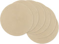 SHACOS 15 inch Round Braided Placemats Set of 6 Cotton Polyester Heat Resistant by SHACOS