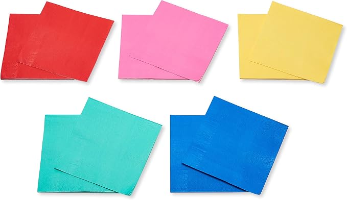 American Greetings 50-Count Rainbow Lunch Napkins - Image 3
