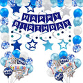 Birthday Decoration Set Colorful Happy Birthday Banner Balloon by OSAMUHA